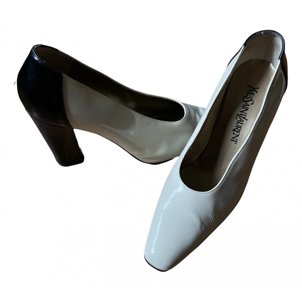 YVES SAINT LAURENT two-tone pumps